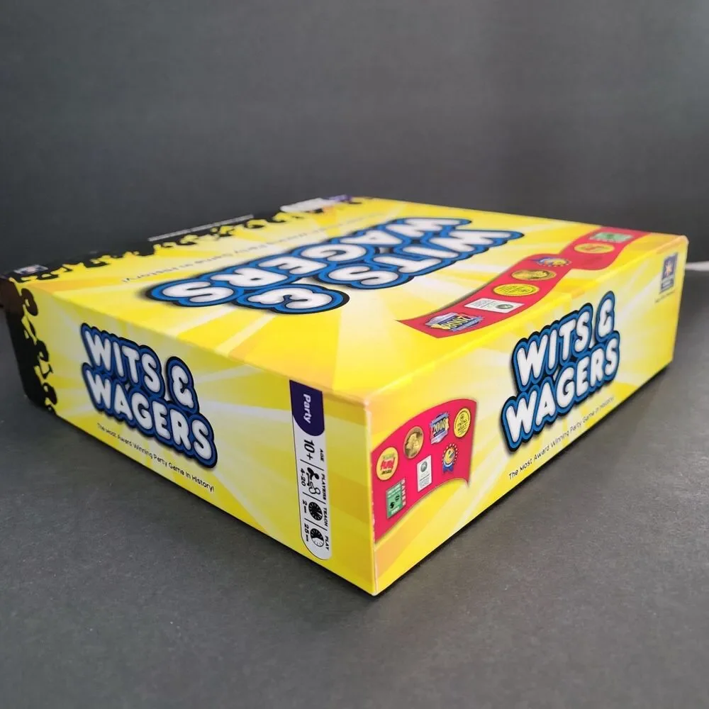 Wits & Wagers Deluxe Edition Board Game Party Trivia North Star Games 99% Cpl